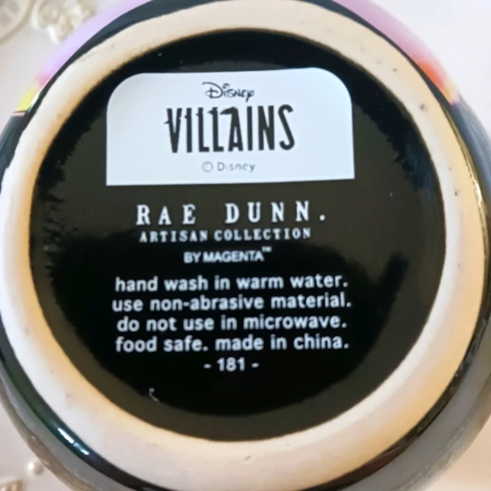 Rae Dunn × Disney Villains Ursula Double Sided Ceramic Mug - Picture 9 of 12